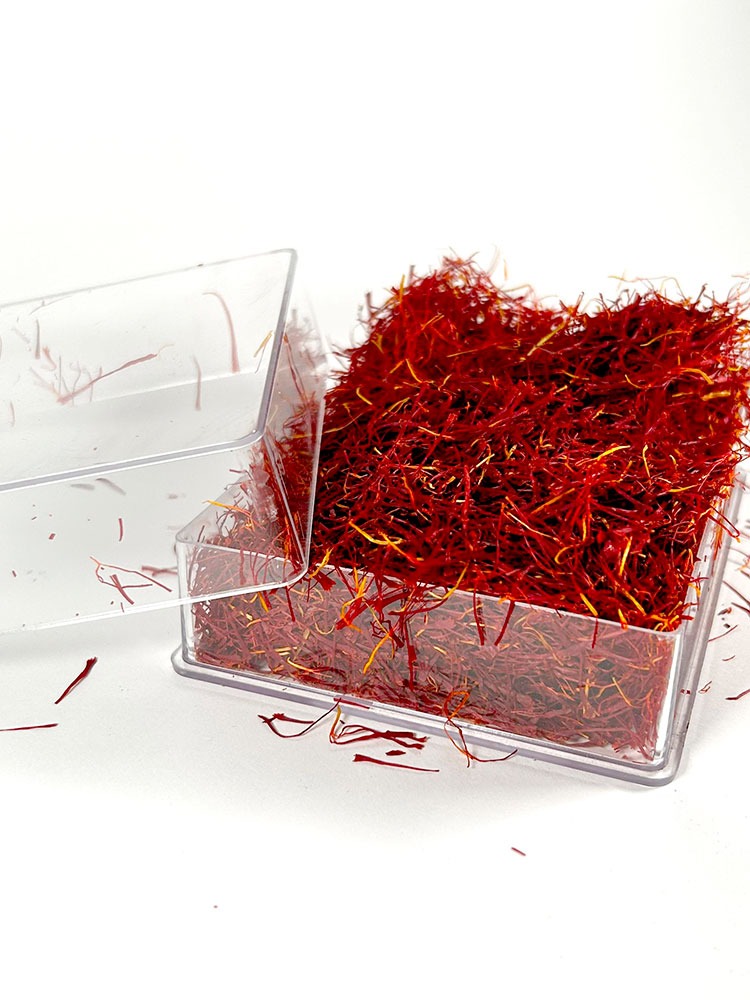 Cofre de Azafrán en Hebra de 40 grs. Azafranes y Especias HELCA