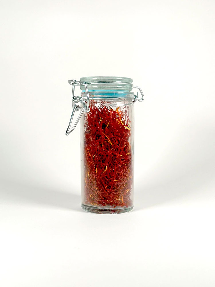 Tarro de Azafrán en Hebra de 8 grs. Azafranes y Especias HELCA