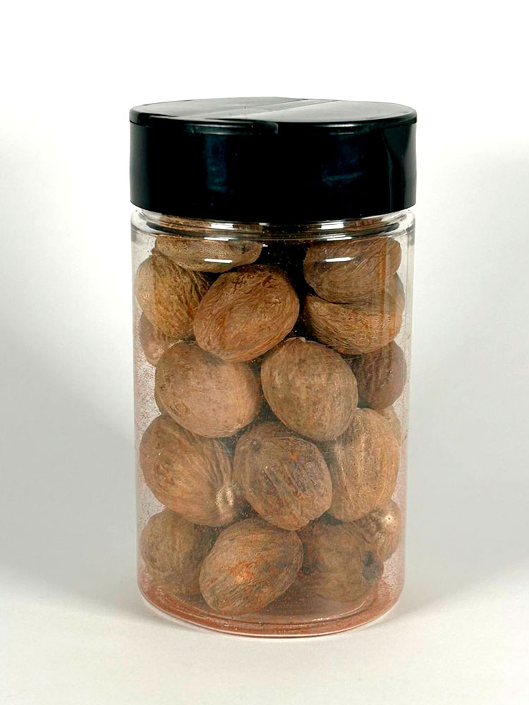 Bote de Nuez Moscada en Grano de 160 grs. Azafranes y Especias HELCA